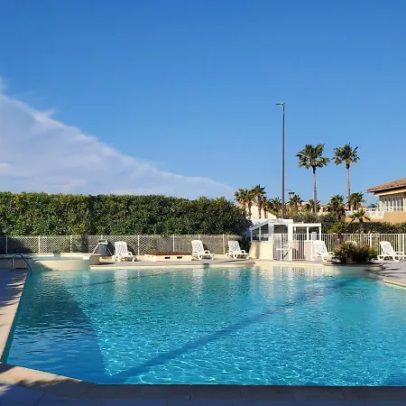 Apartment Cap Hermes Vue Port 30m2 Climatise Piscine *